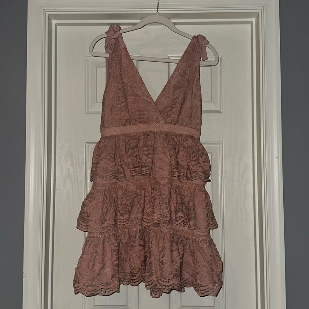 Bardot Ruffle Dress